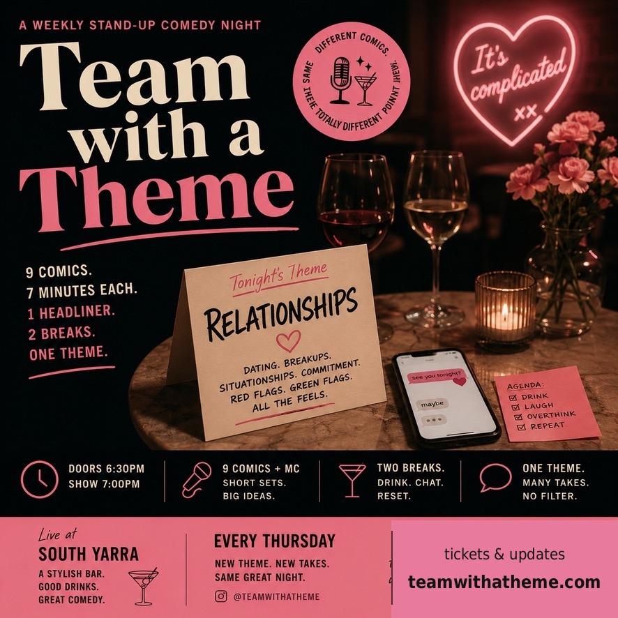 Team with a Theme Relationships poster tile